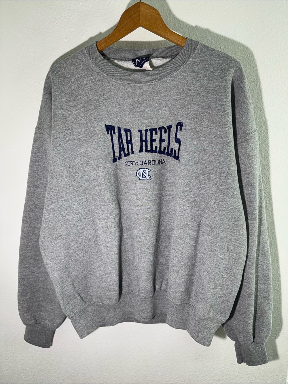 North Carolina Tar Heels Gray Crewneck Sweatshirt